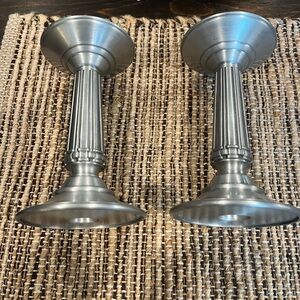 Silver Candle Holders